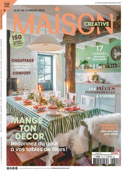 Maison Creative – Novembre-Decembre 2025 Cover