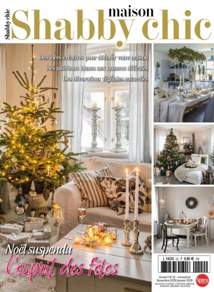 Maison Shabby Chic – Novembre 2025 – Janvier 2026 Cover