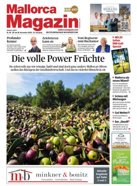 Mallorca Magazin – 20 November 2025 Cover