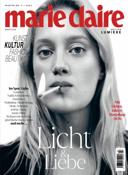 Marie Claire Germany – Winter 2025 Cover