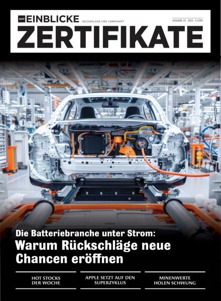 marktEINBLICKE Zertifikate – 12 November 2025 Cover