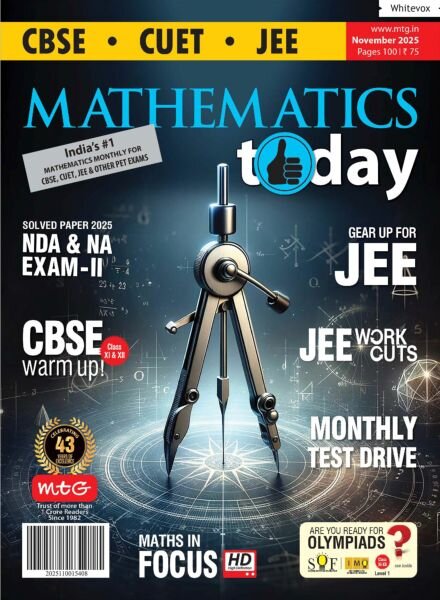 Mathematics Today – November 2025 Cover