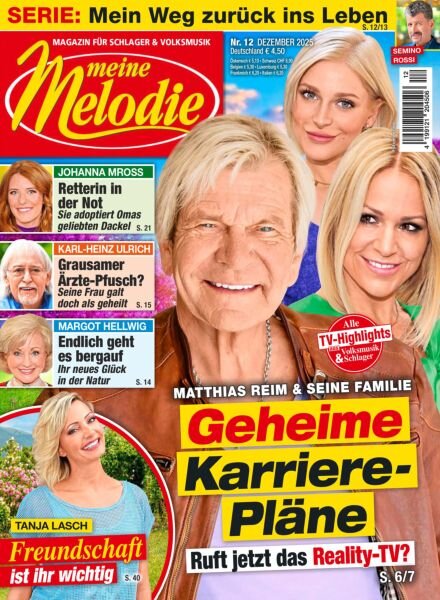 Meine Melodie – Dezember 2025 Cover