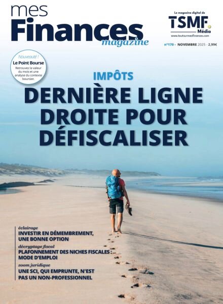 Mes Finances Magazine – Novembre 2025 Cover