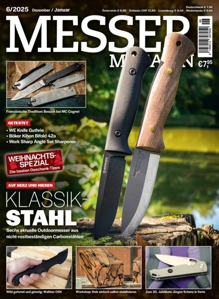Messer Magazin – Dezember 2025 – Januar 2026 Cover