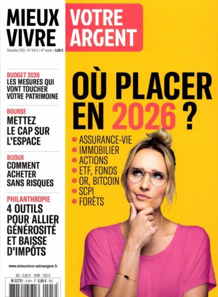 Mieux Vivre Votre Argent – Decembre 2025 Cover
