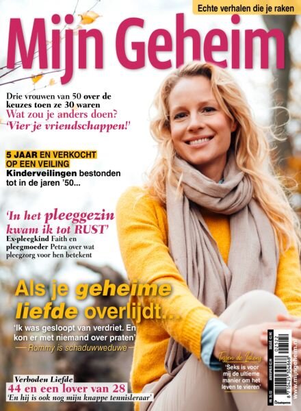 Mijn Geheim – 30 Oktober 2025 Cover