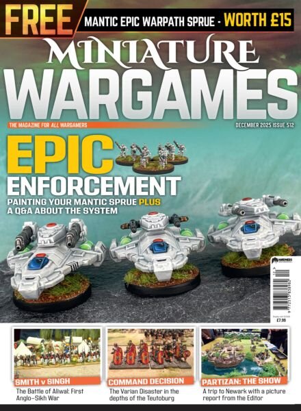 Miniature Wargames – December 2025 Cover