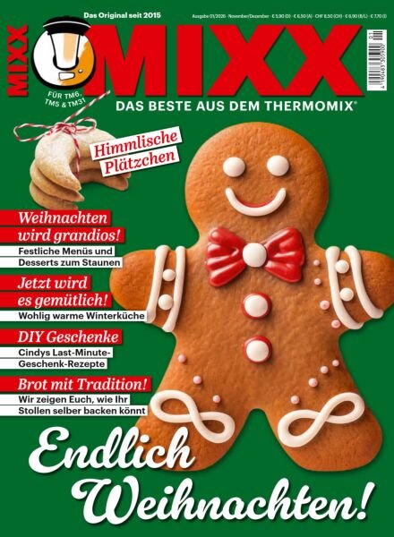 Mixx Magazin – November-Dezember 2025 Cover