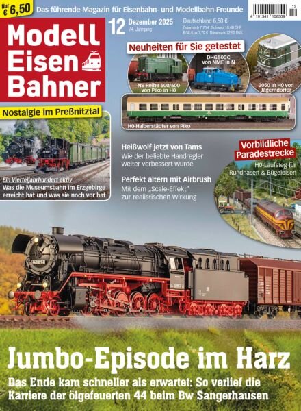 ModellEisenBahner – Dezember 2025 Cover