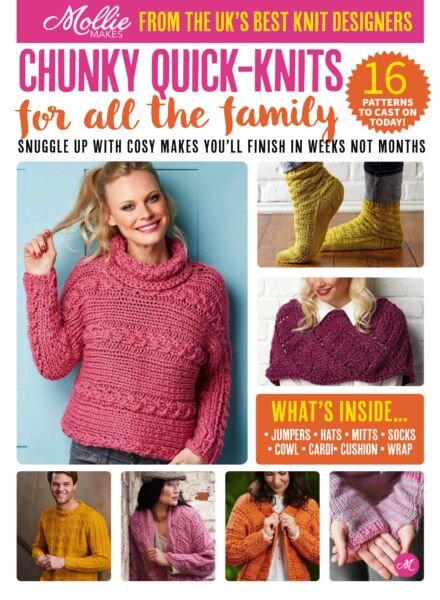 Mollie Makes Presents – Chunky Quick Knits 2025 Cover