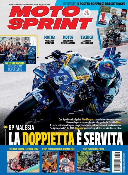 Moto Sprint – 28 Ottobre 2025 Cover