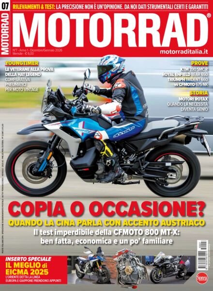 Motociclismo Motorrad – Dicembre 2025 – Gennnaio 2026 Cover
