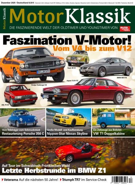 Motor Klassik – Dezember 2025 Cover
