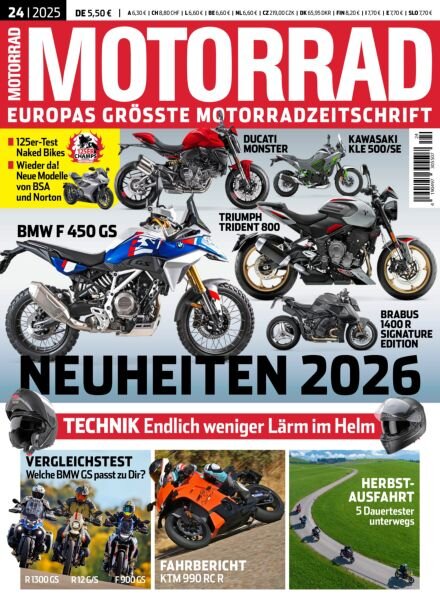 Motorrad – 6 November 2025 Cover