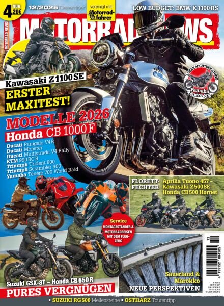 Motorrad News – Dezember 2025 Cover