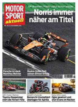 Motorsport aktuell – 11 November 2025