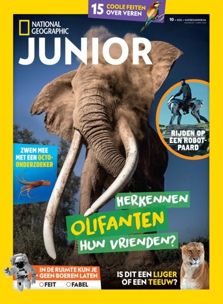National Geographic Junior Nederland – 6 November 2025 Cover