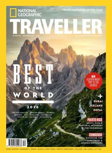 National Geographic Traveller UK – December 2025 Cover