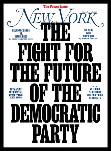 New York Magazine – 3 November 2025 Cover
