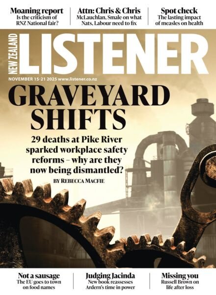 New Zealand Listener – 9 November 2025 Cover