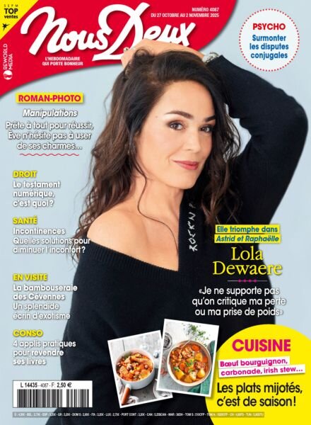 Nous Deux – 27 Octobre 2025 Cover