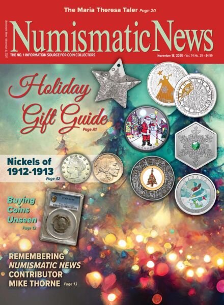 Numismatic News – November 18 2025 Cover
