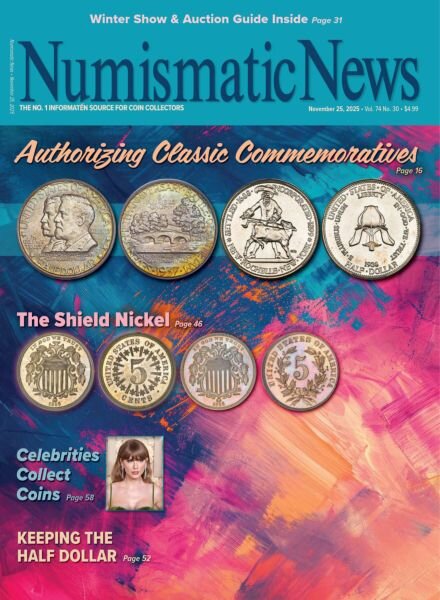 Numismatic News – November 25 2025 Cover