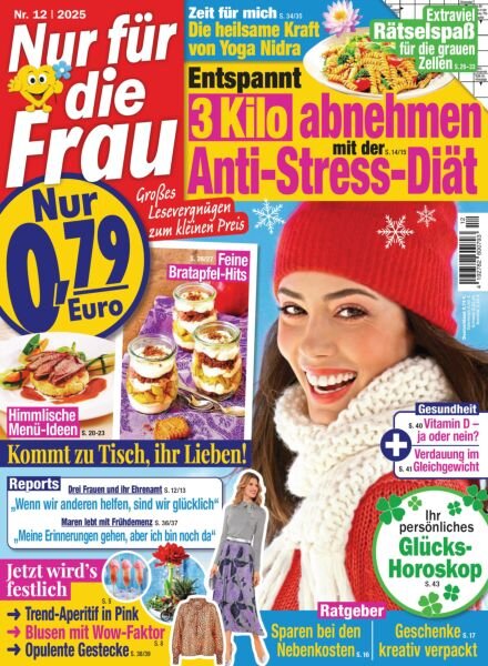 Nur fur die Frau – Dezember 2025 Cover