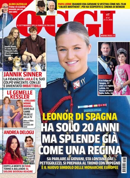 Oggi – 27 Novembre 2025 Cover