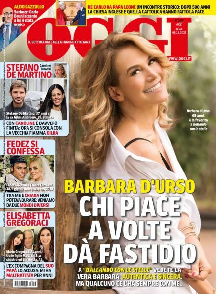 Oggi – 6 Novembre 2025 Cover