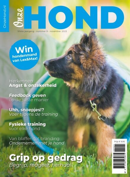 Onze Hond – November 2025 Cover