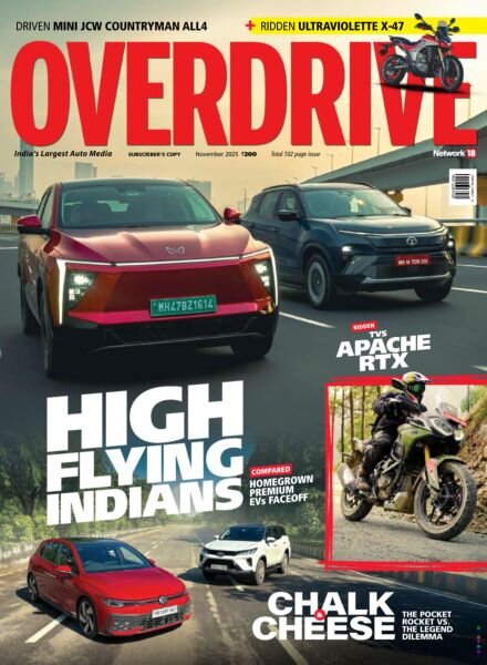 Overdrive India – November 2025 Cover