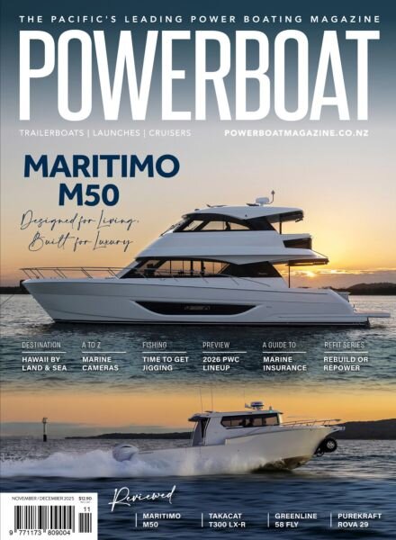 Pacific PowerBoat Magazine – November-December 2025 Cover