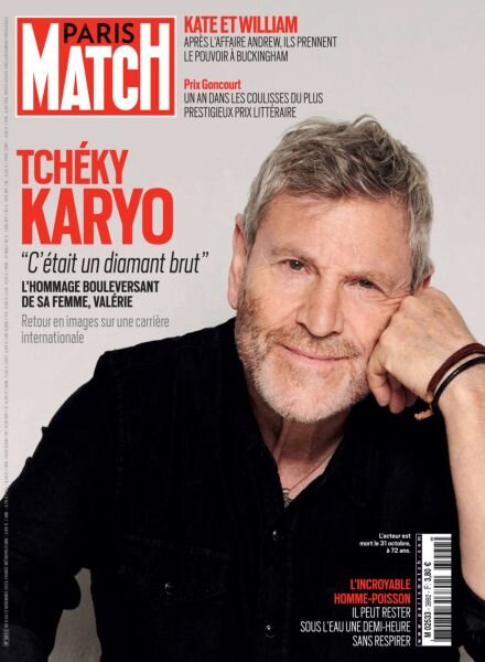 Paris Match – 6 Novembre 2025 Cover