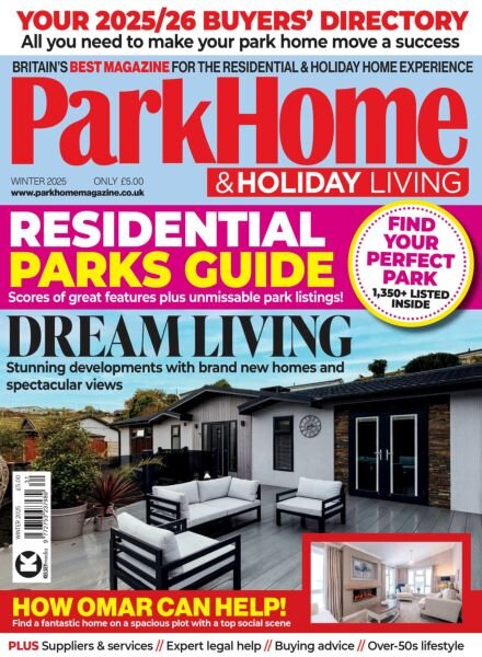 Park Home & Holiday Living – Winter 2025 Cover