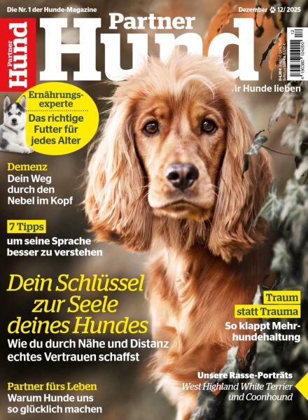 Partner Hund – Dezember 2025 Cover