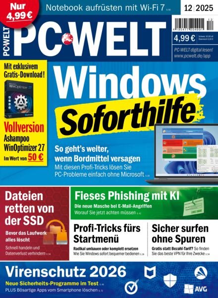 PC Welt – Dezember 2025 Cover