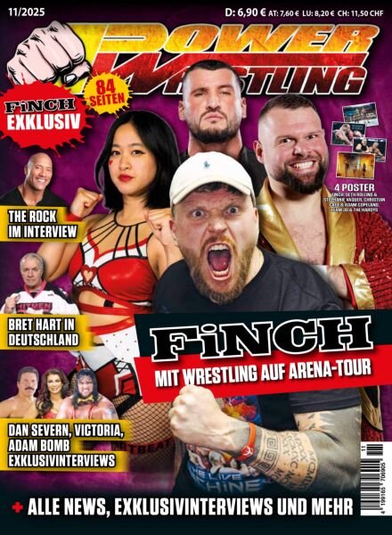 Power-Wrestling – November 2025 Cover