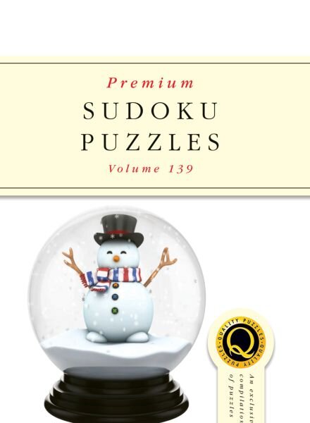 Premium Sudoku Puzzles – Issue 139 2025 Cover
