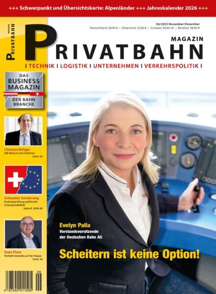 Privatbahn Magazin – November-Dezember 2025 Cover