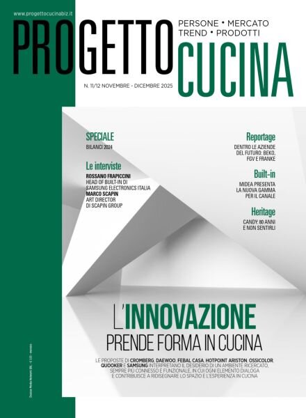 Progetto Cucina – Novembre-Dicembre 2025 Cover