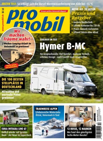Promobil – Dezember 2025 Cover