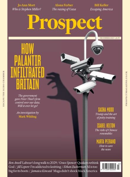 Prospect Magazine – December 2025 Cover