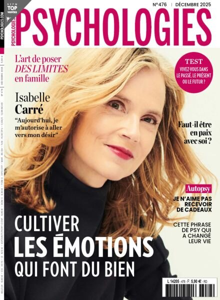 Psychologies France – Decembre 2025 Cover