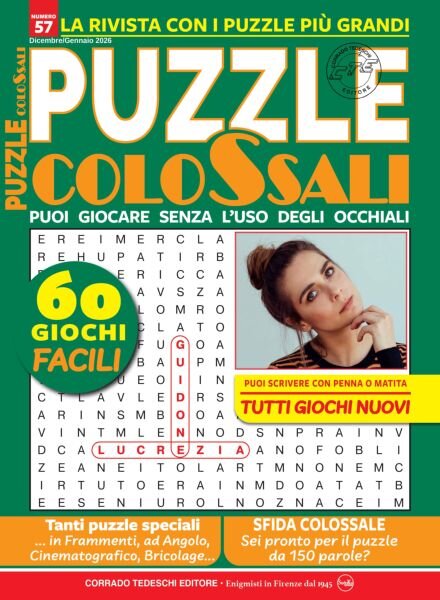 Puzzle Colossali – Dicembre 2025 – Gennaio 2026 Cover