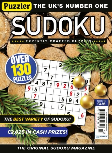 Puzzler Sudoku – Issue 273 2025 Cover