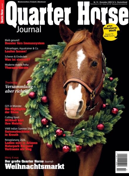 Quarter Horse Journal – Dezember 2025 Cover
