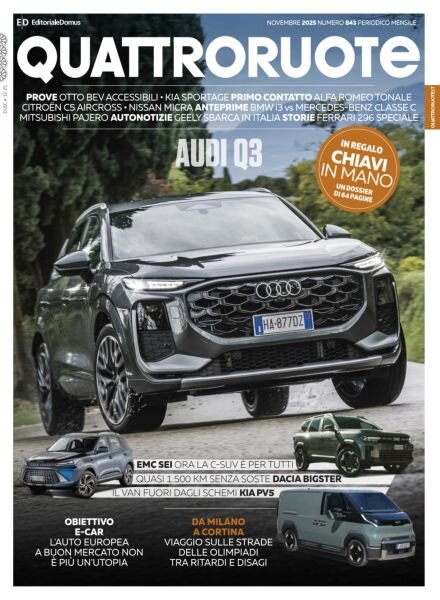 Quattroruote Italia – Novembre 2025 Cover