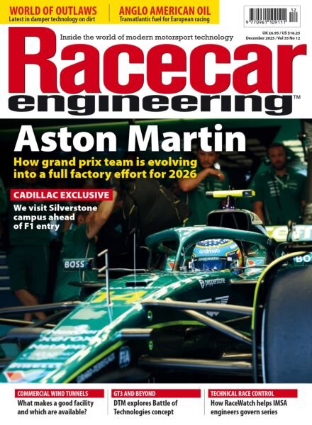 Racecar Engineering – December 2025 Cover